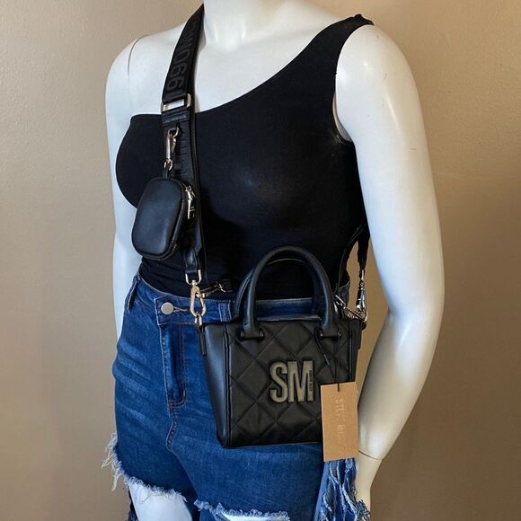 NWT Steve Madden (BBABI) Satchel Crossbody Bag w/Air Pod Case *Limited Edition* - Picture 12 of 15